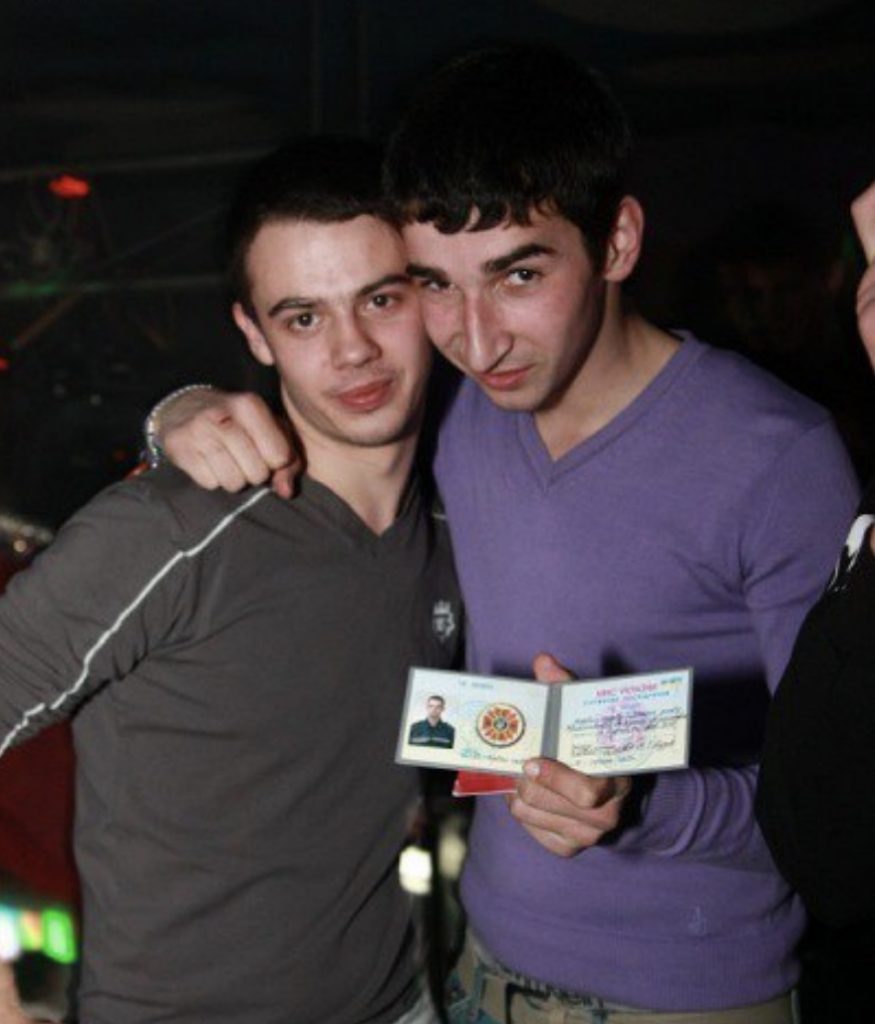 Ilkhan Seithalilov shows off his ID card