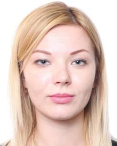 Ekaterina Pavlovna Yatsenko — photograph from the certificate provided