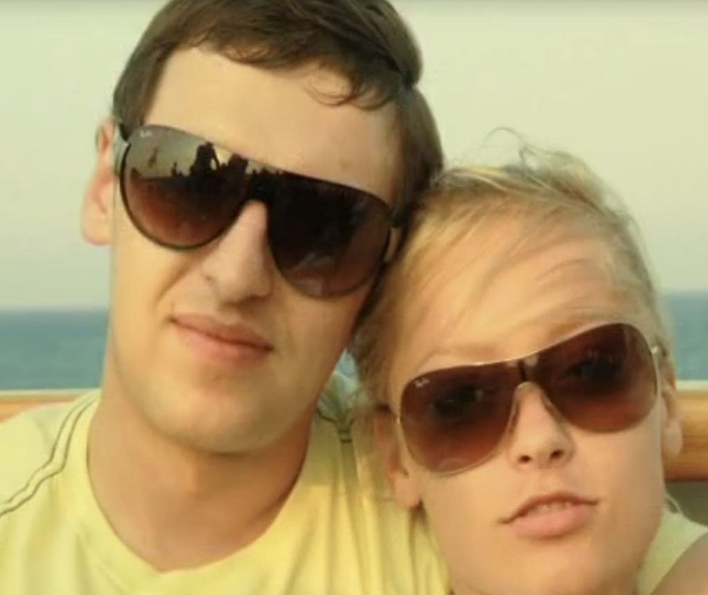 Sergey Tokarev with his wife