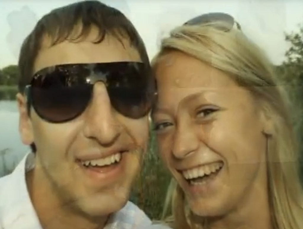 Sergey Tokarev at Diya City with his wife